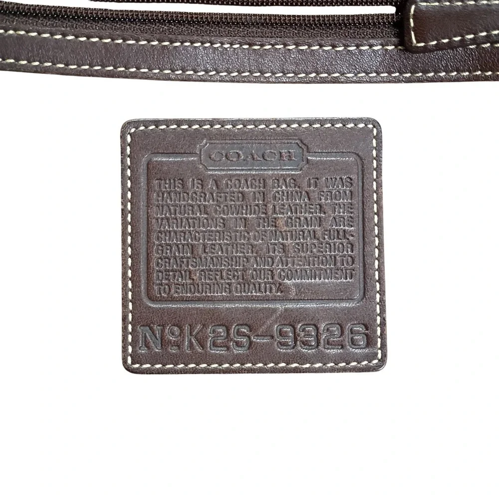 Coach Hobo Bag Womens Small Brown Good Leather Ergo 9326 Vintage‎ Shoulder Bag
